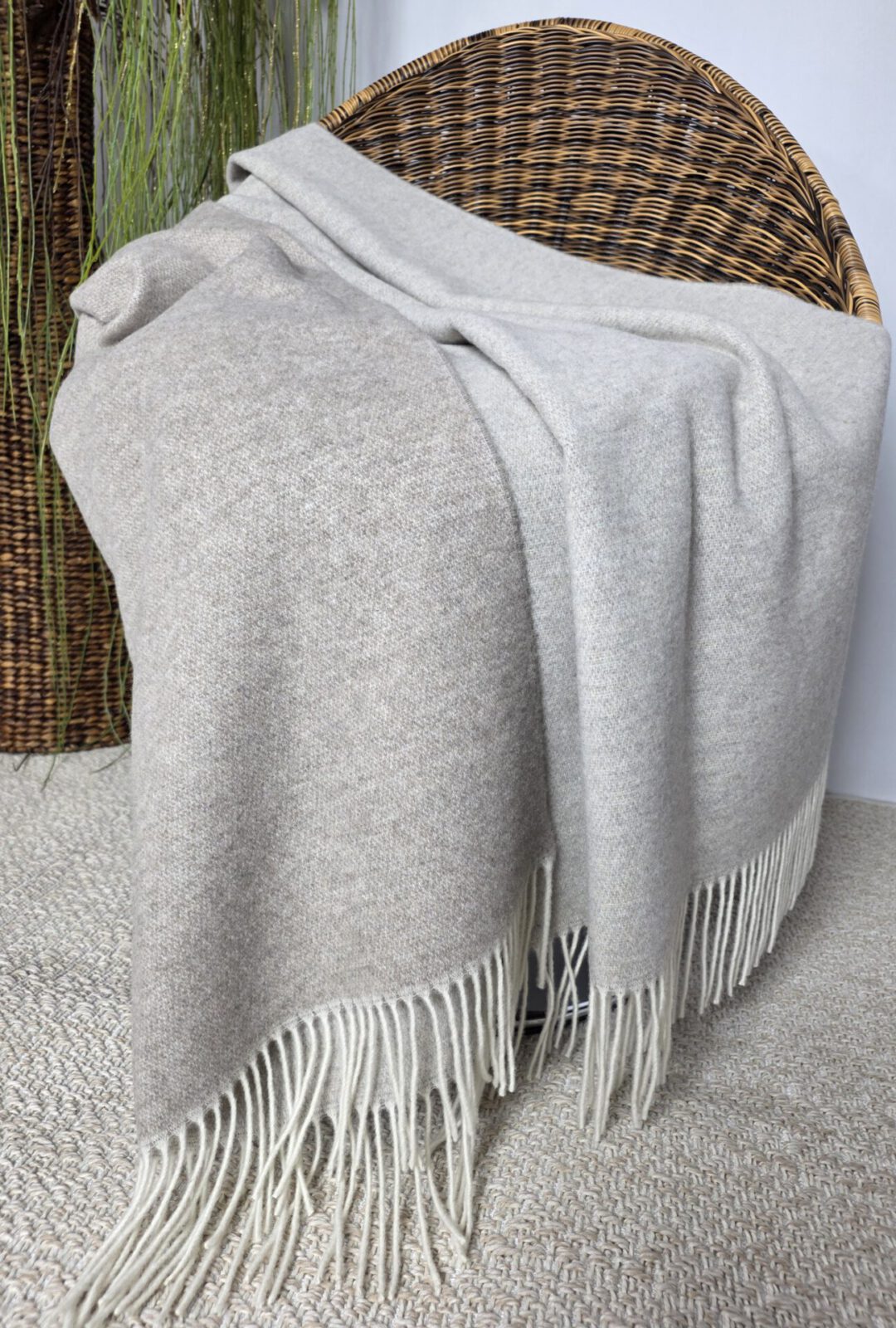 Wolldecken und Wollplaids