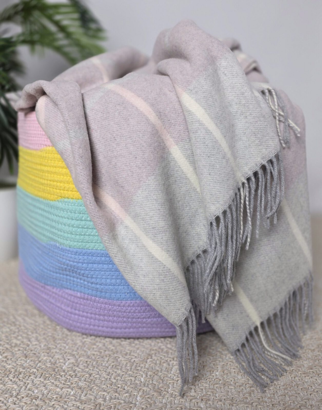 Wolldecken und Wollplaids