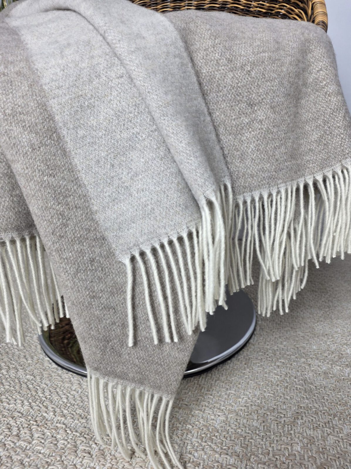 Wolldecken und Wollplaids