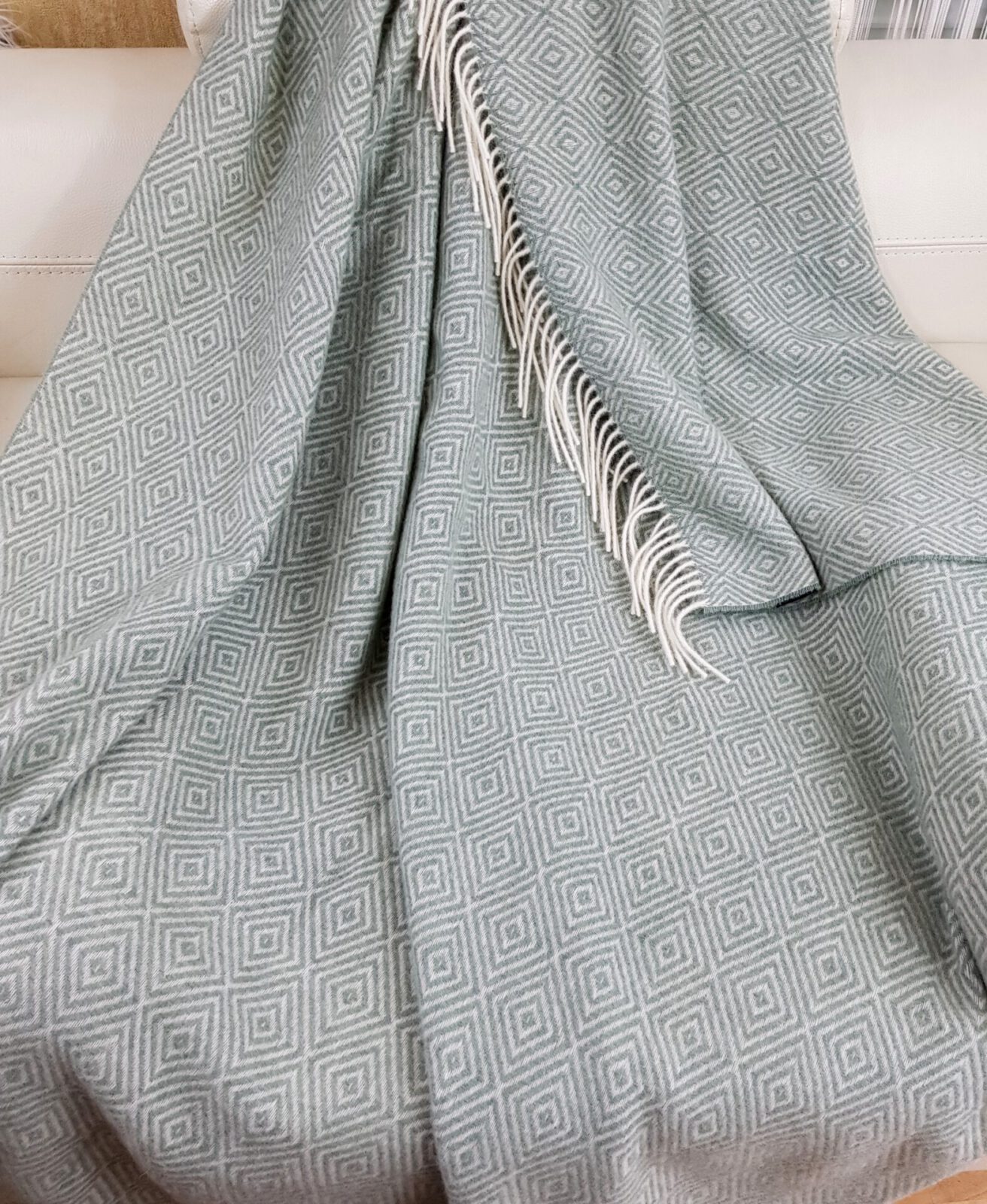 Wolldecken und Wollplaids