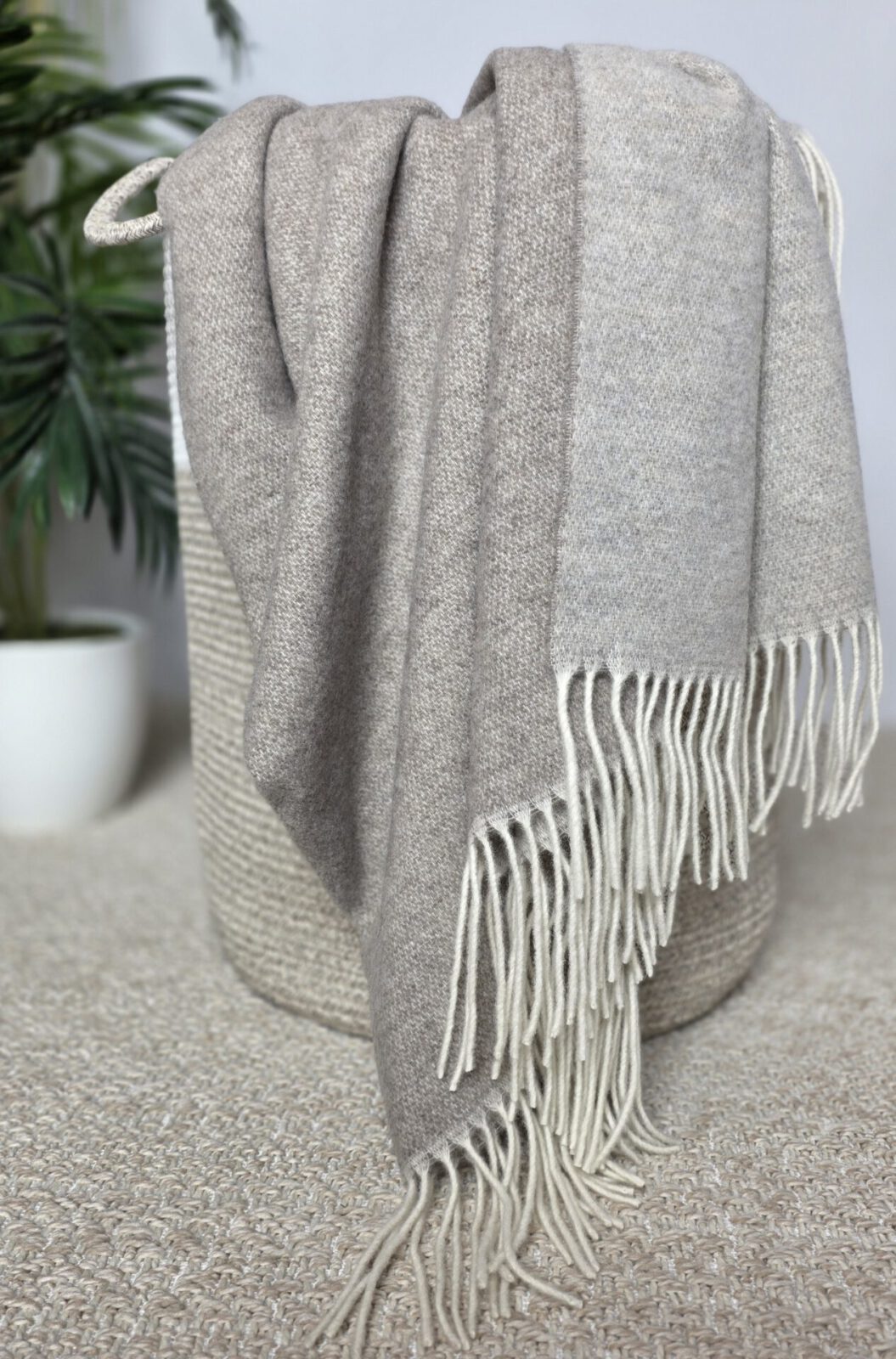 Wolldecken und Wollplaids