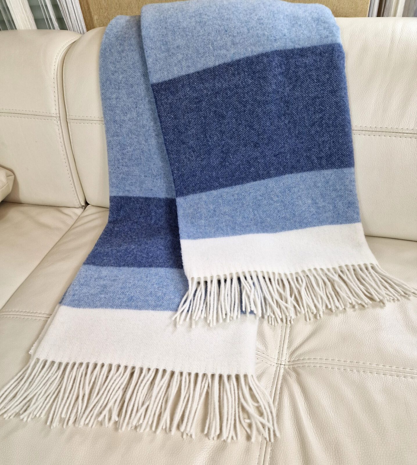 Wolldecken und Wollplaids