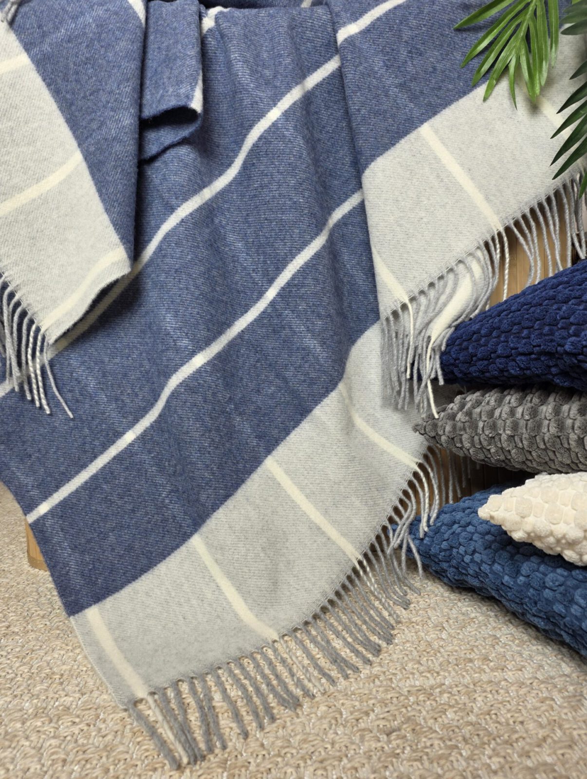 Wolldecken und Wollplaids