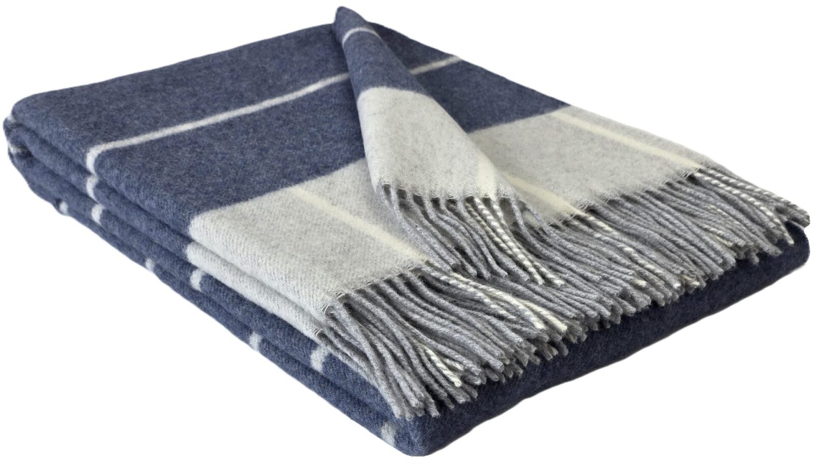 Wolldecken und Wollplaids