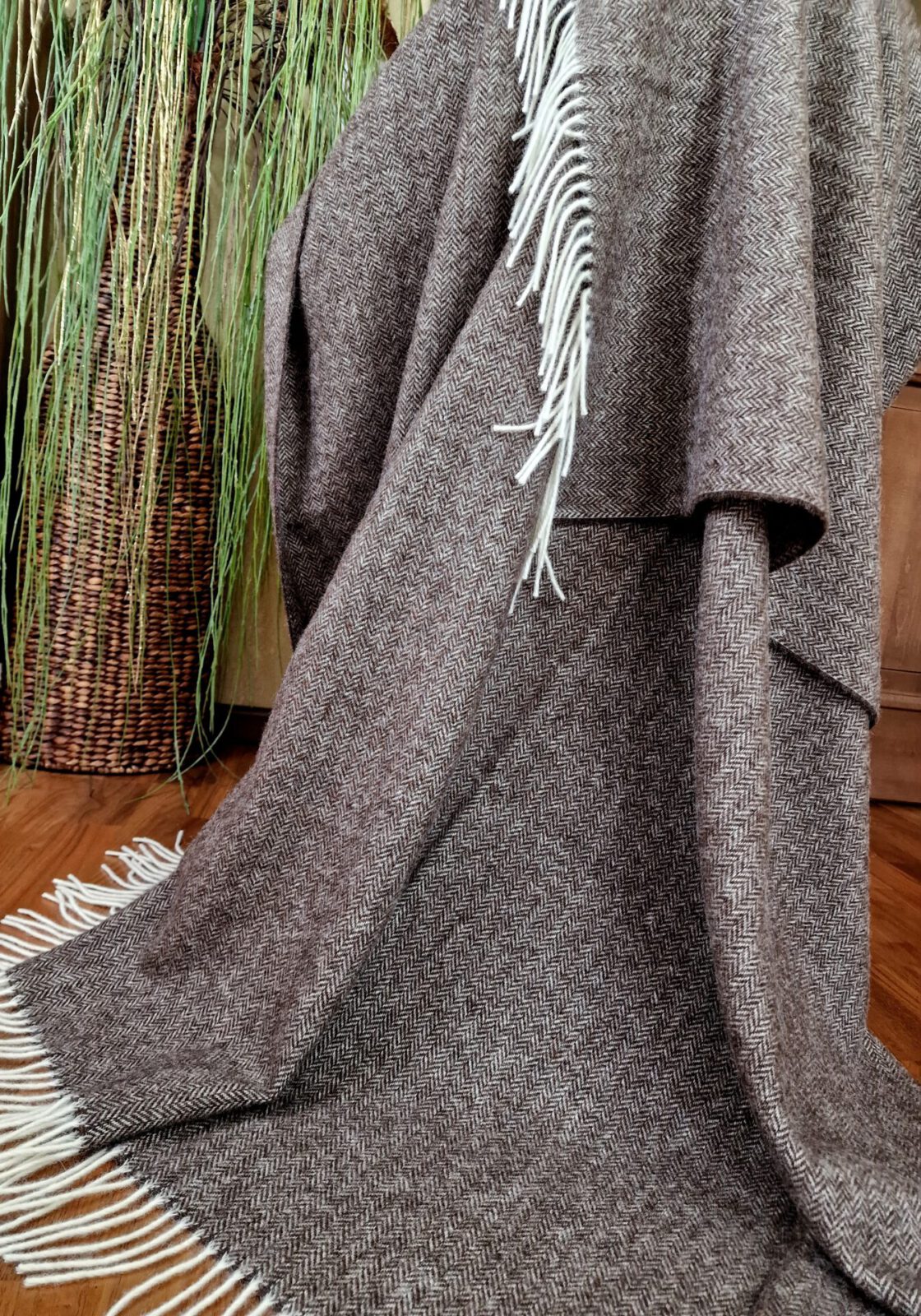 Wolldecken und Wollplaids