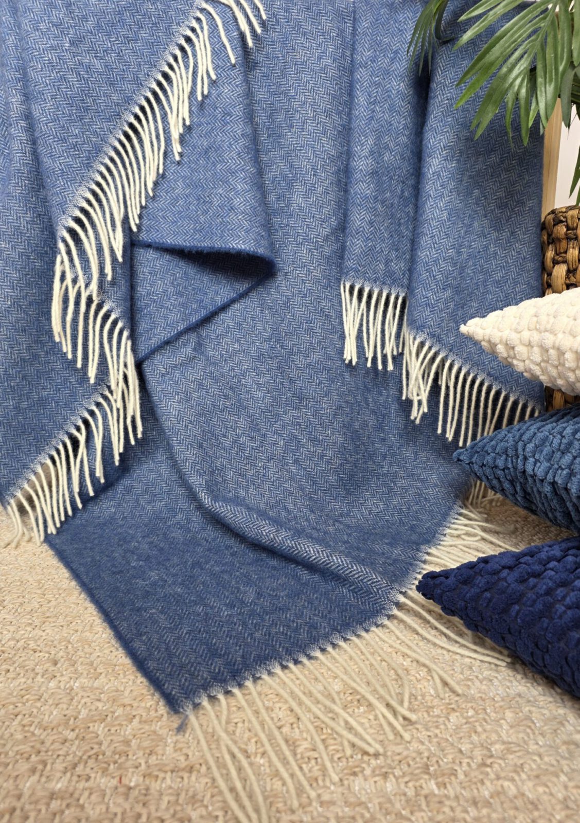 Wolldecken und Wollplaids
