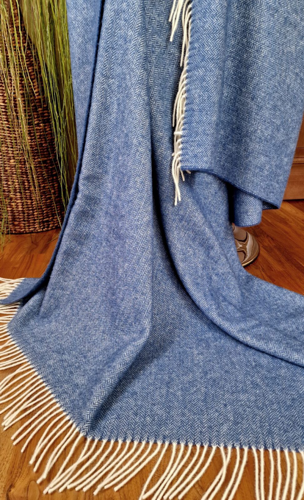 Wolldecken und Wollplaids