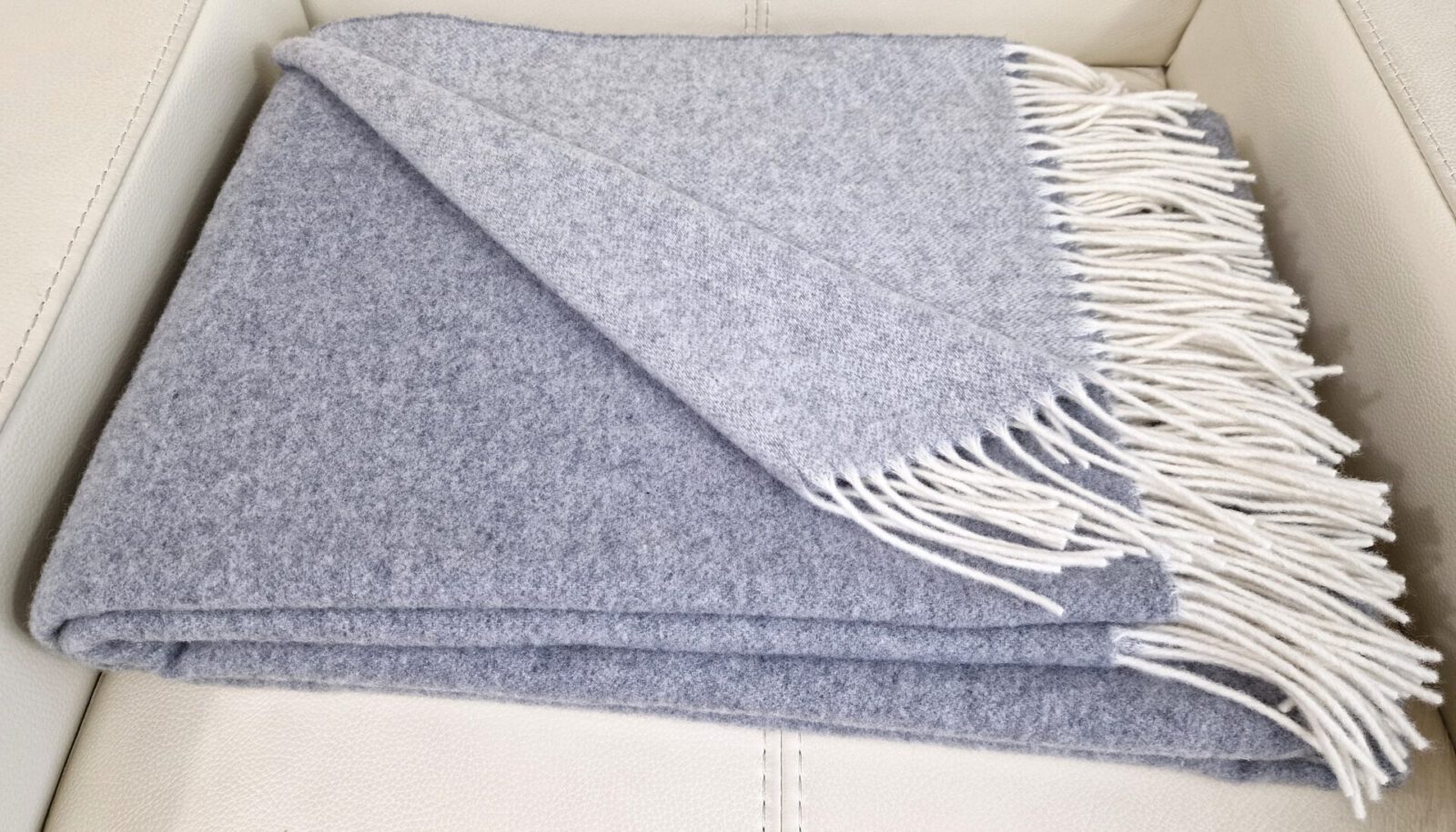 Wolldecken und Wollplaids