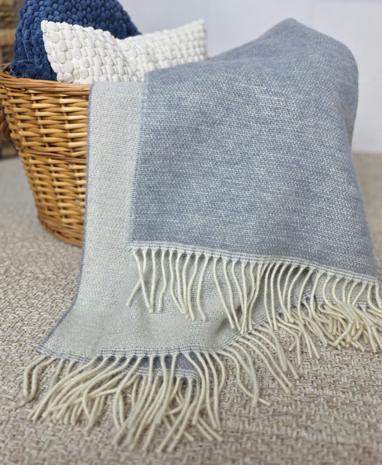 Wolldecken und Wollplaids