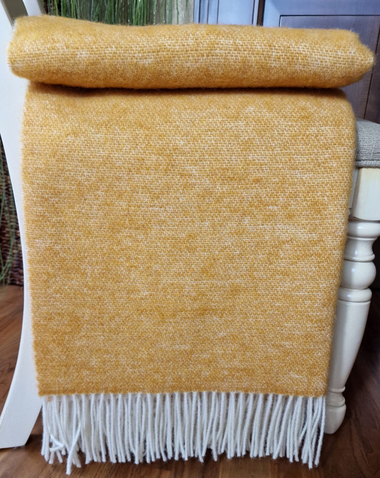 Wolldecken und Wollplaids
