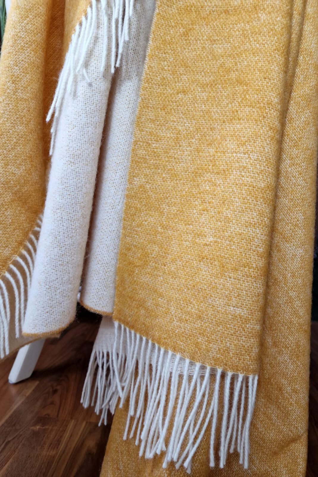Wolldecken und Wollplaids