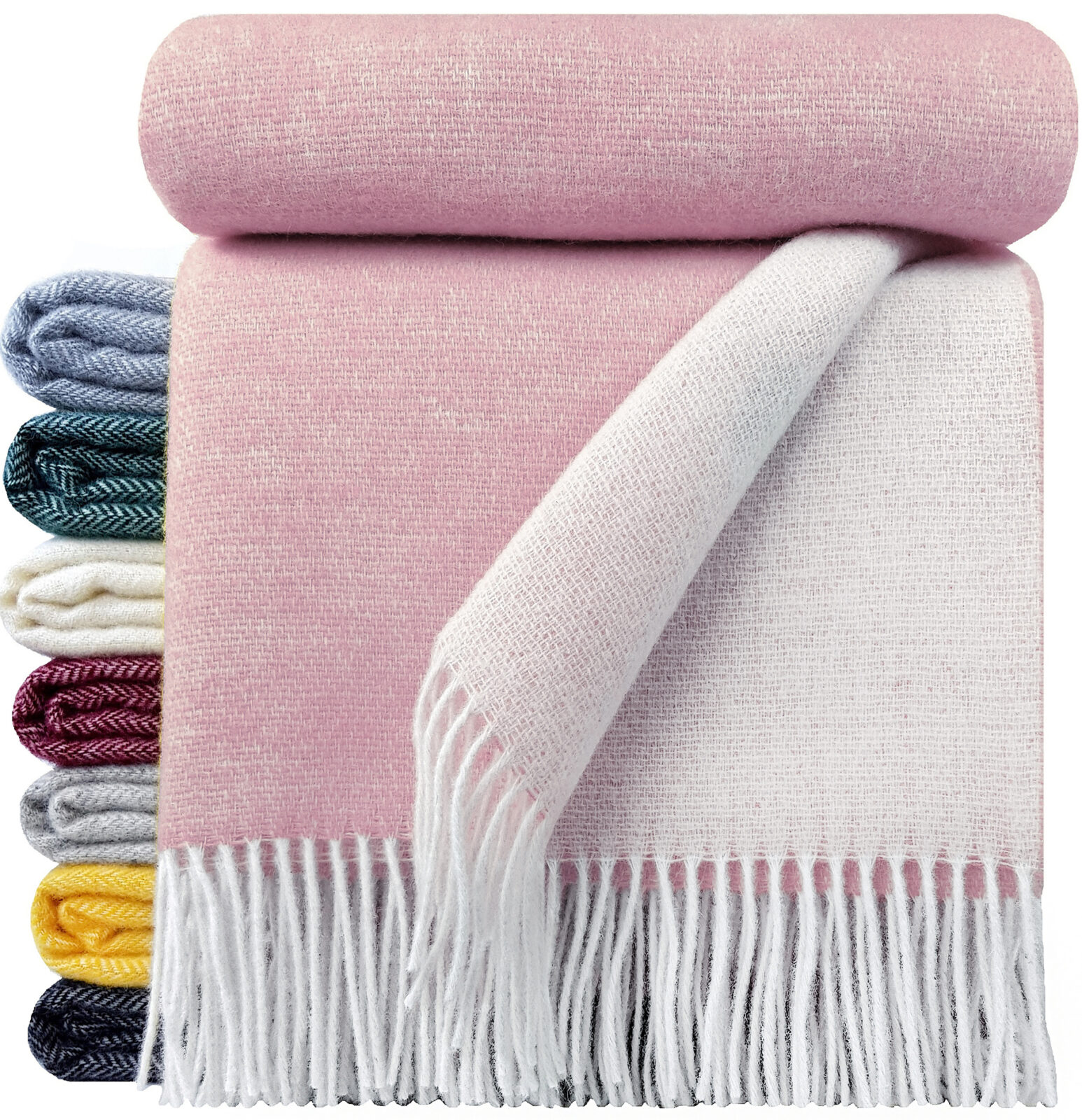 Wolldecken und Wollplaids