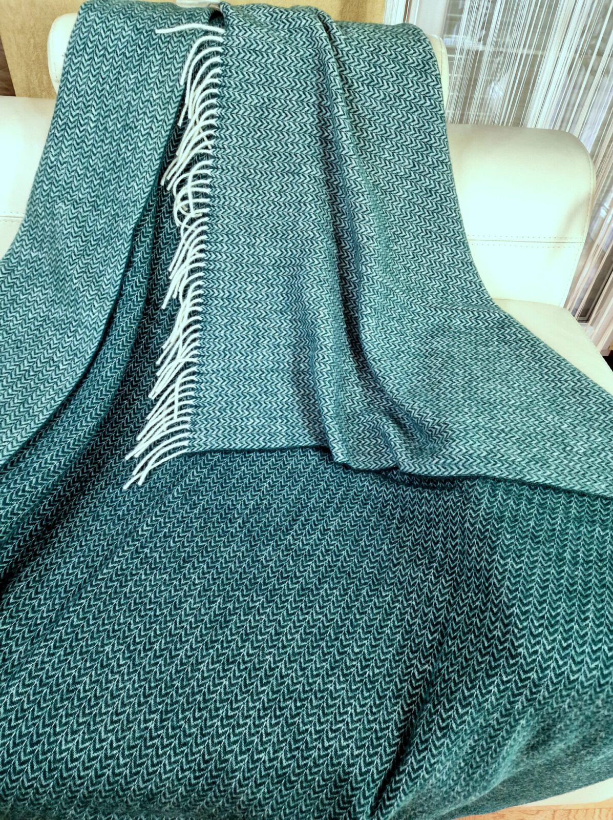 Wolldecken und Wollplaids