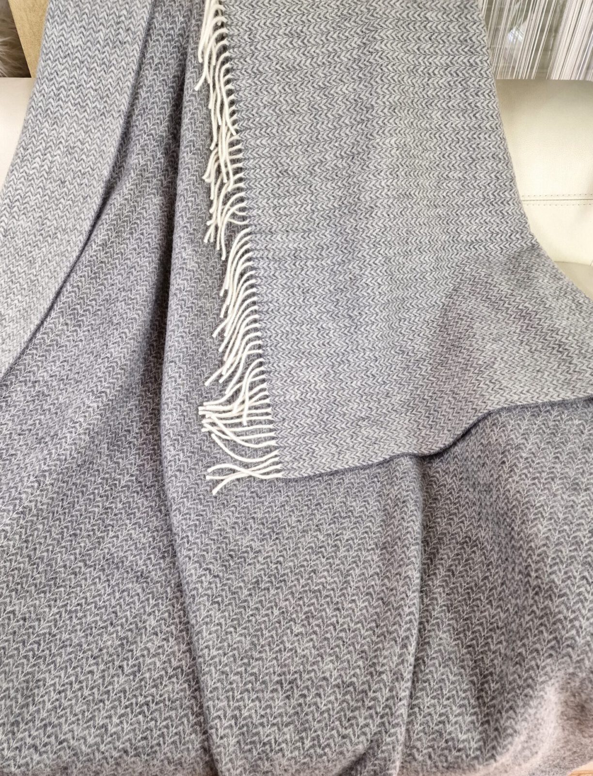 Wolldecken und Wollplaids