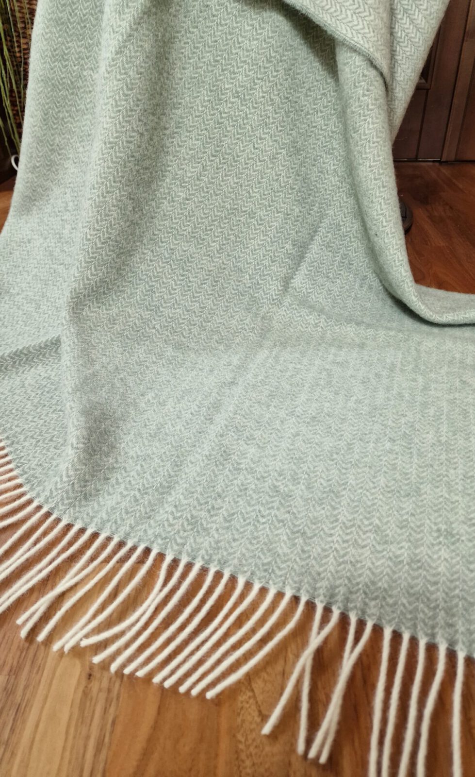 Wolldecken und Wollplaids