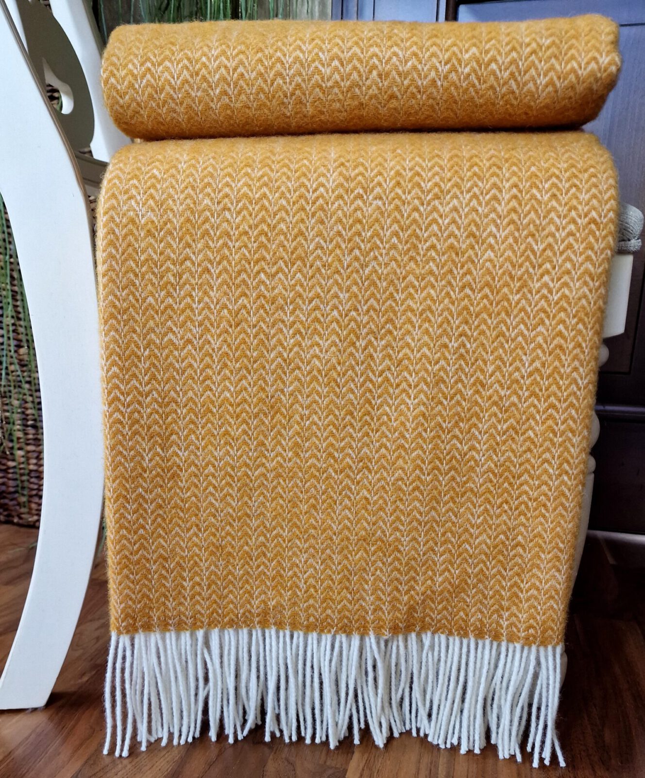 Wolldecken und Wollplaids