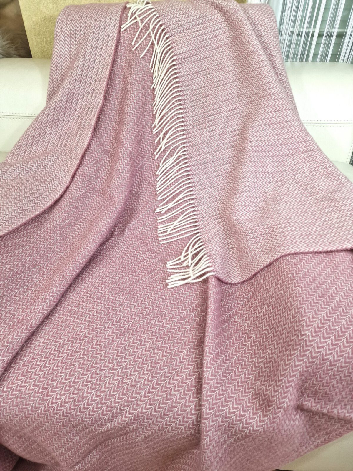 Wolldecken und Wollplaids