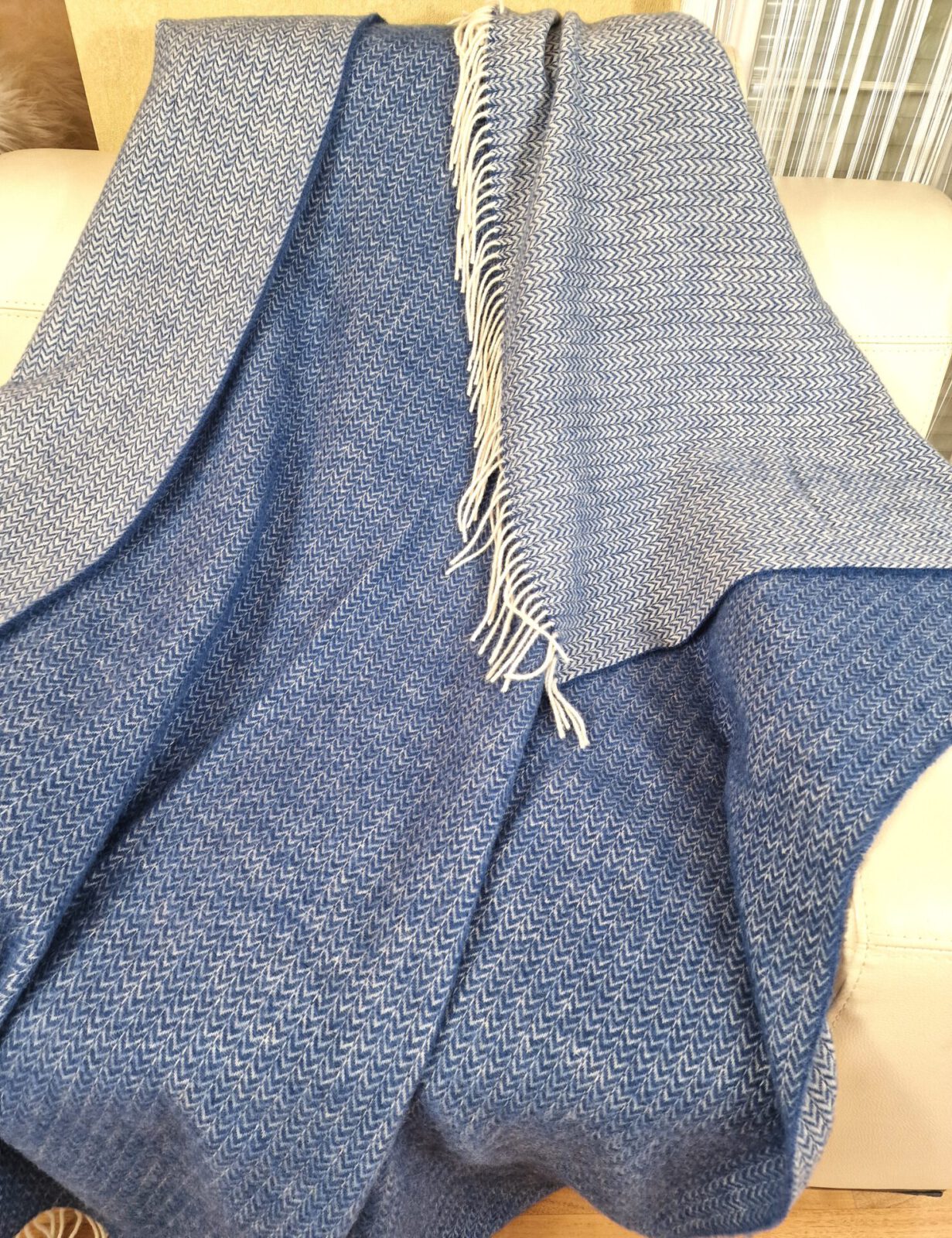 Wolldecken und Wollplaids