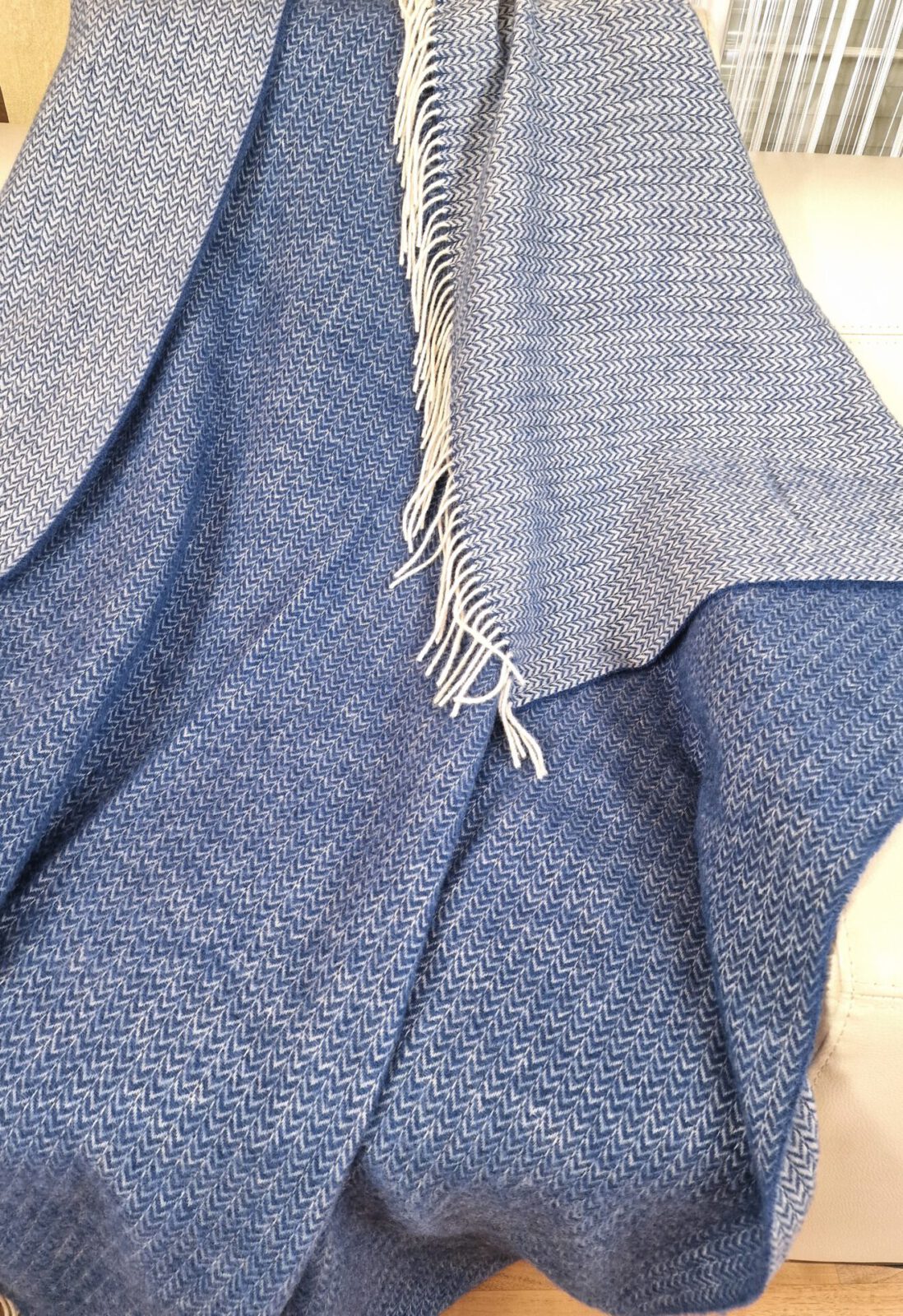 Wolldecken und Wollplaids