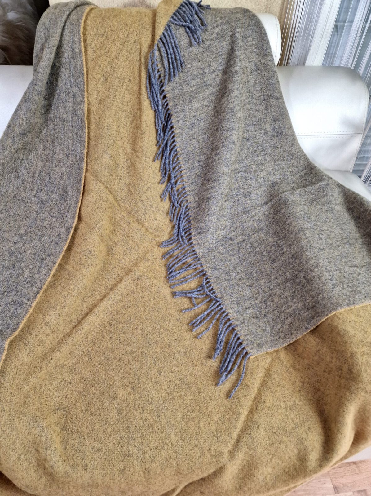 Wolldecken und Wollplaids