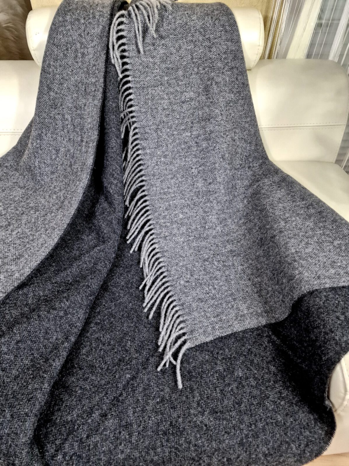 Wolldecken und Wollplaids