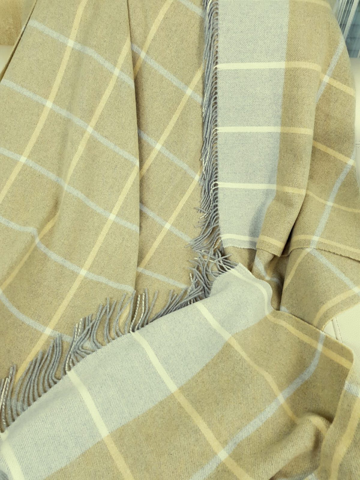 Wolldecken und Wollplaids