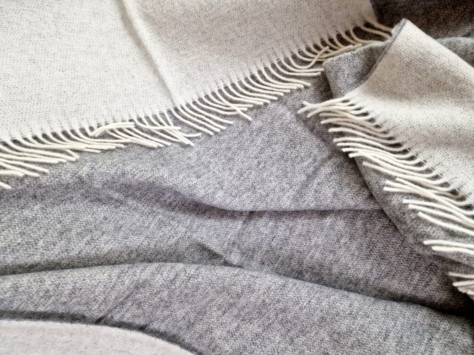 Wolldecken und Wollplaids