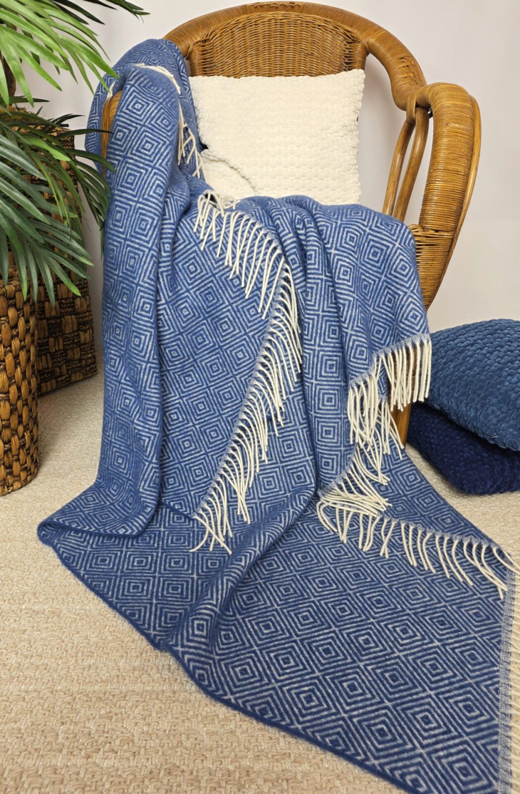 Wolldecken und Wollplaids