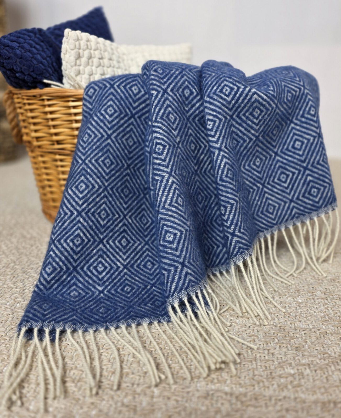 Wolldecken und Wollplaids