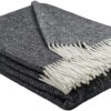 Wollplaid & Wolldecke "Tirol-K" anthrazit