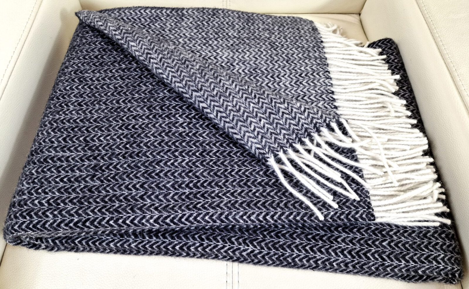 Wolldecken und Wollplaids