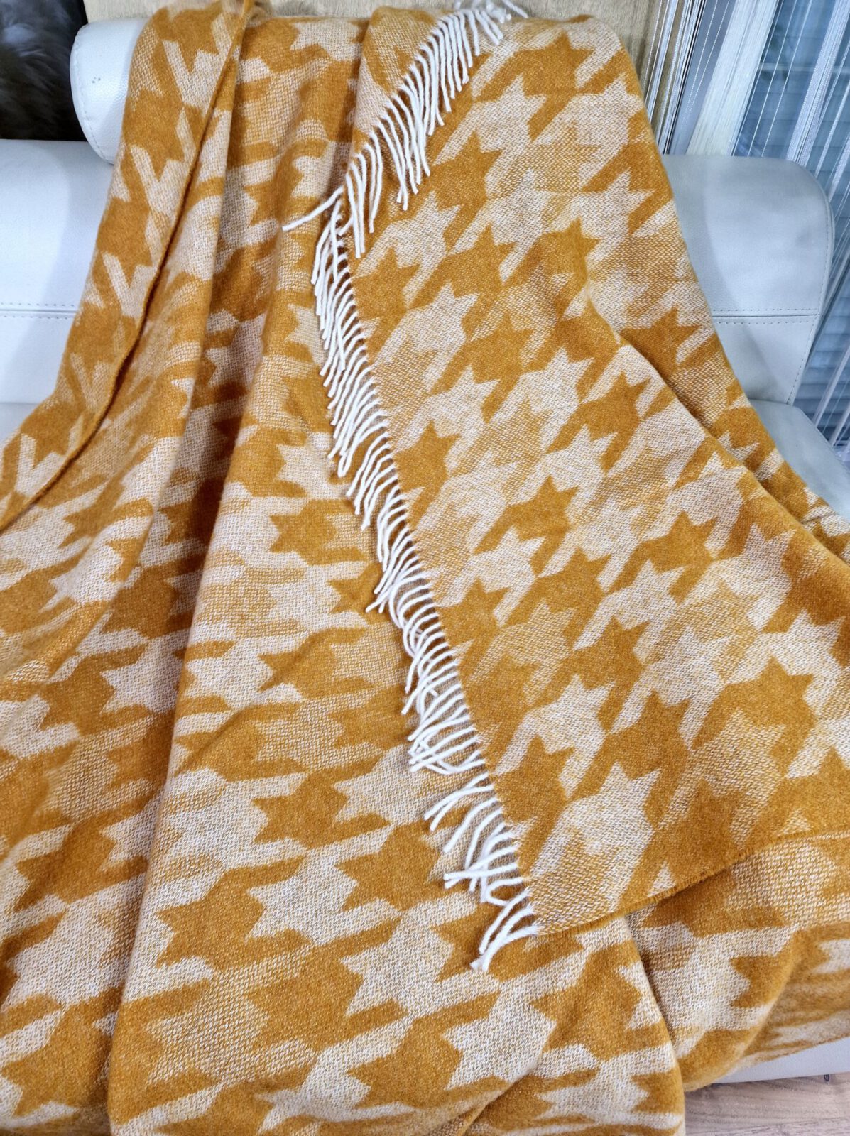 Wolldecken und Wollplaids