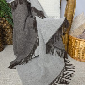 Alternative view of Wollplaid & Wolldecke "Tirol DF" braun-cremeweiß