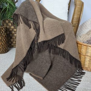 Alternative view of Wollplaid & Wolldecke "Tirol DF" braun-beige