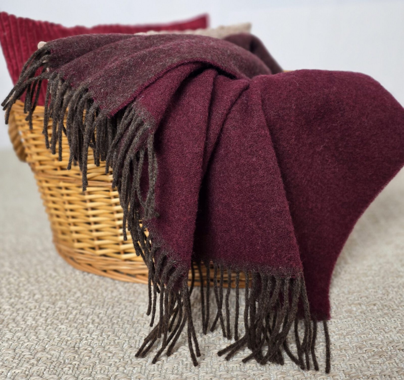 Wolldecken und Wollplaids