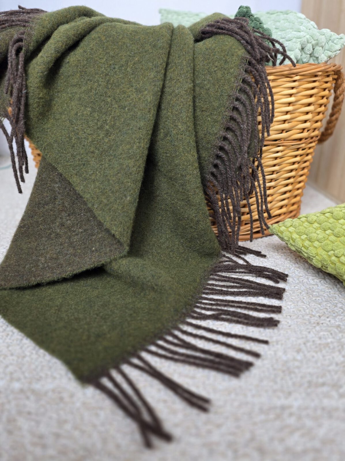 Wolldecken und Wollplaids