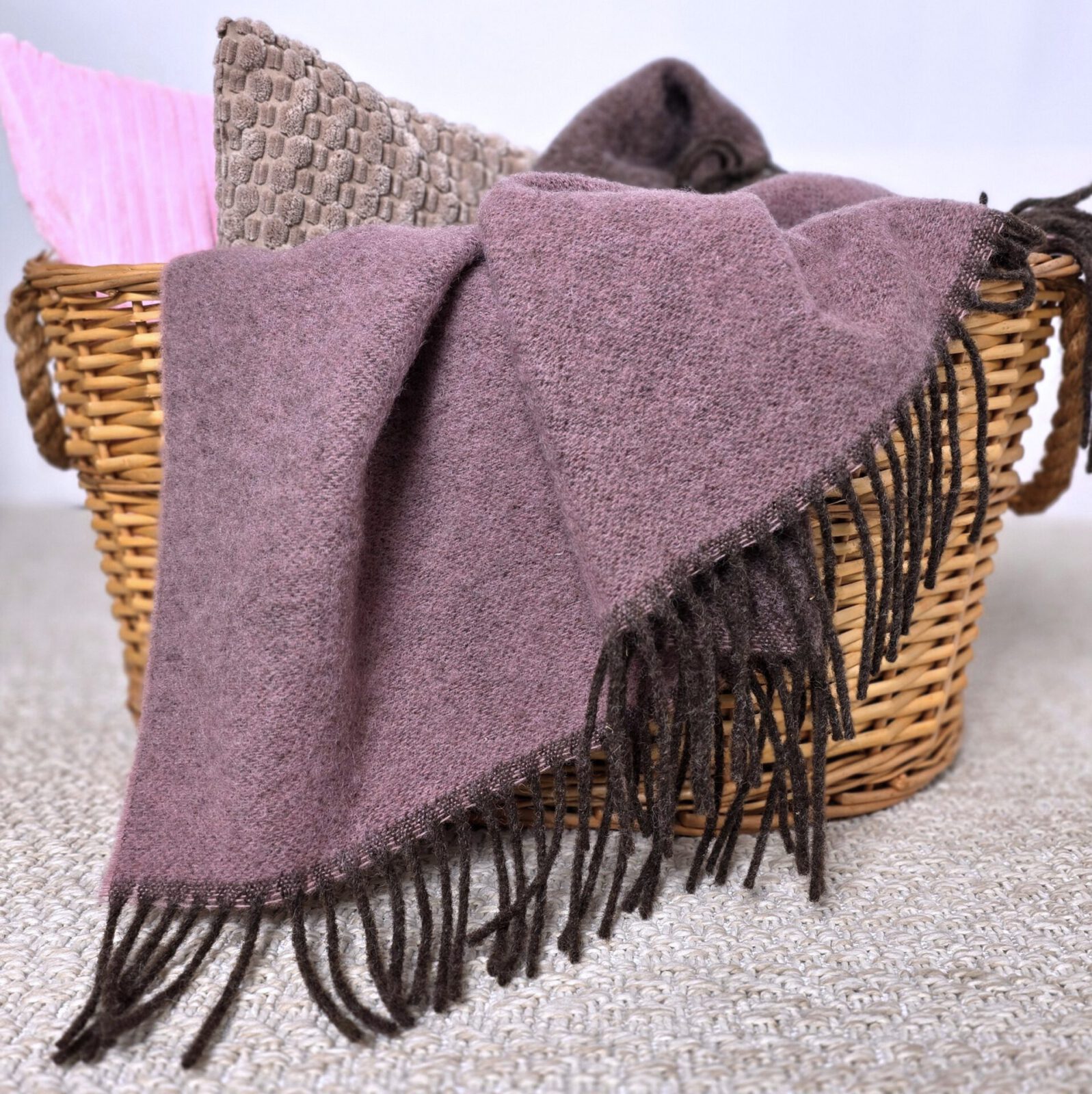 Wolldecken und Wollplaids