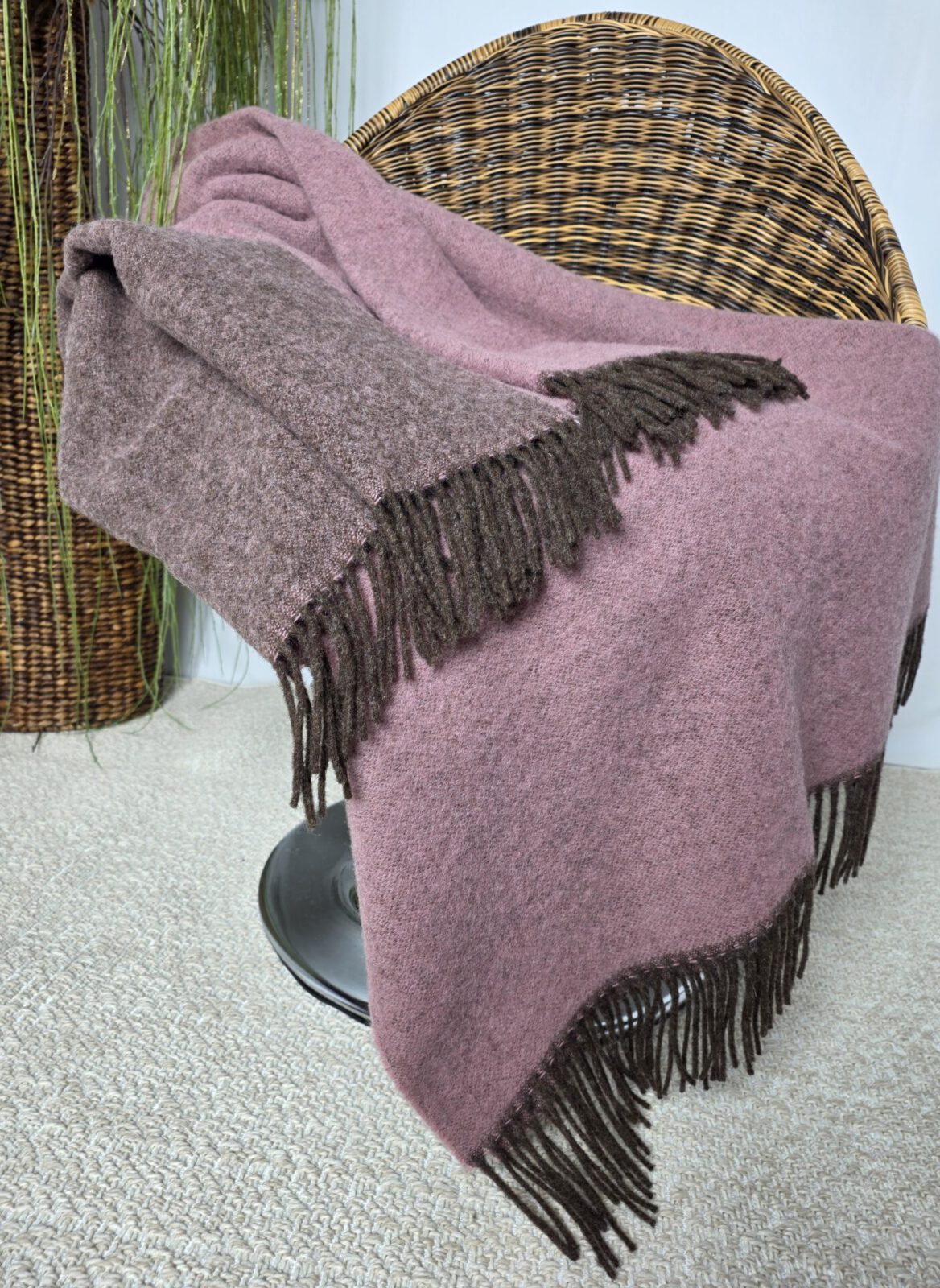 Wolldecken und Wollplaids