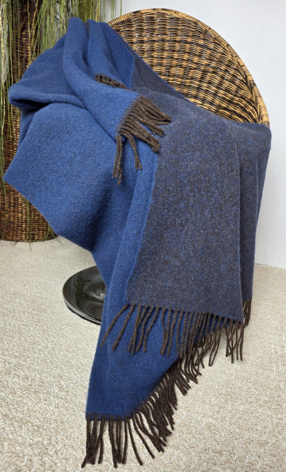 Wolldecken und Wollplaids