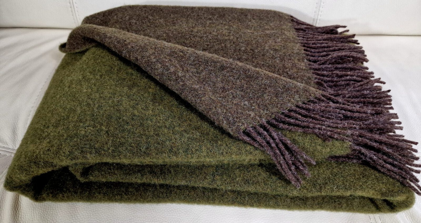 Wolldecken und Wollplaids