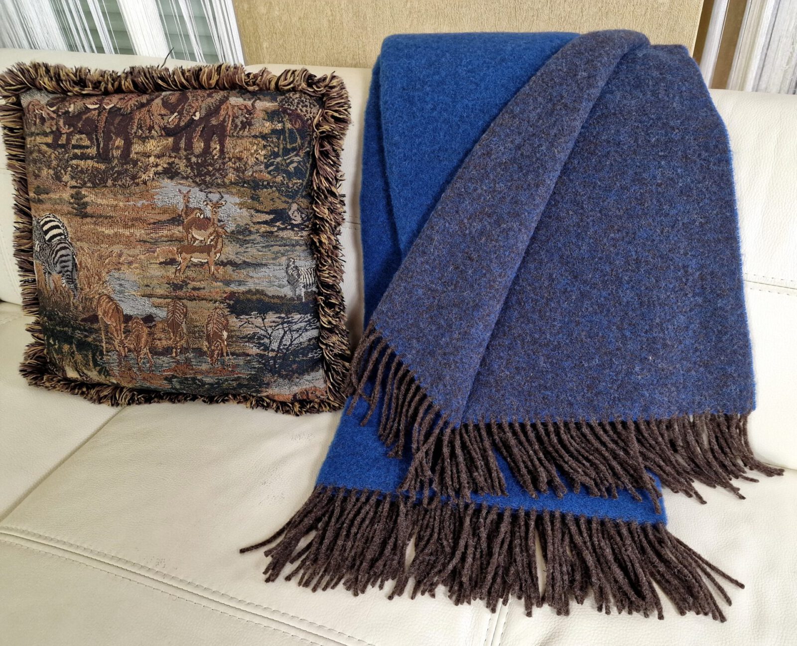 Wolldecken und Wollplaids