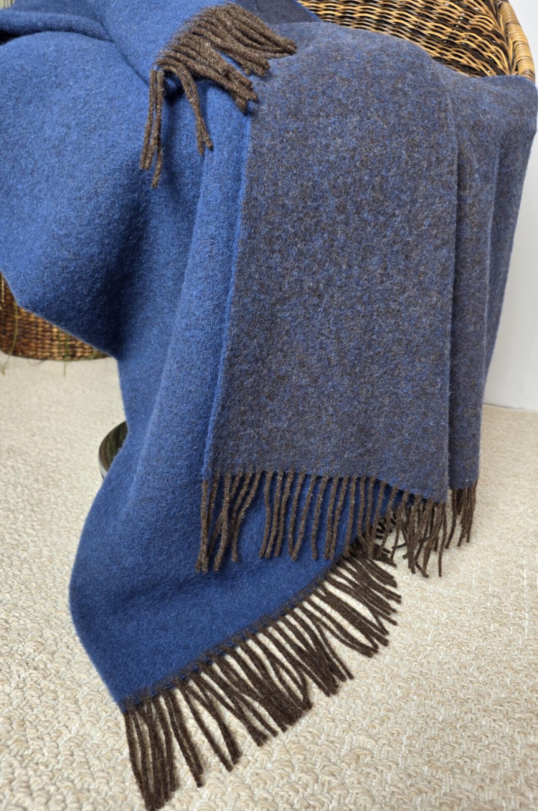 Wolldecken und Wollplaids