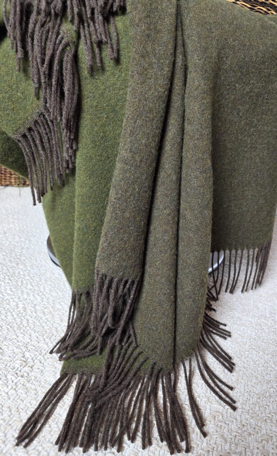 Wolldecken und Wollplaids