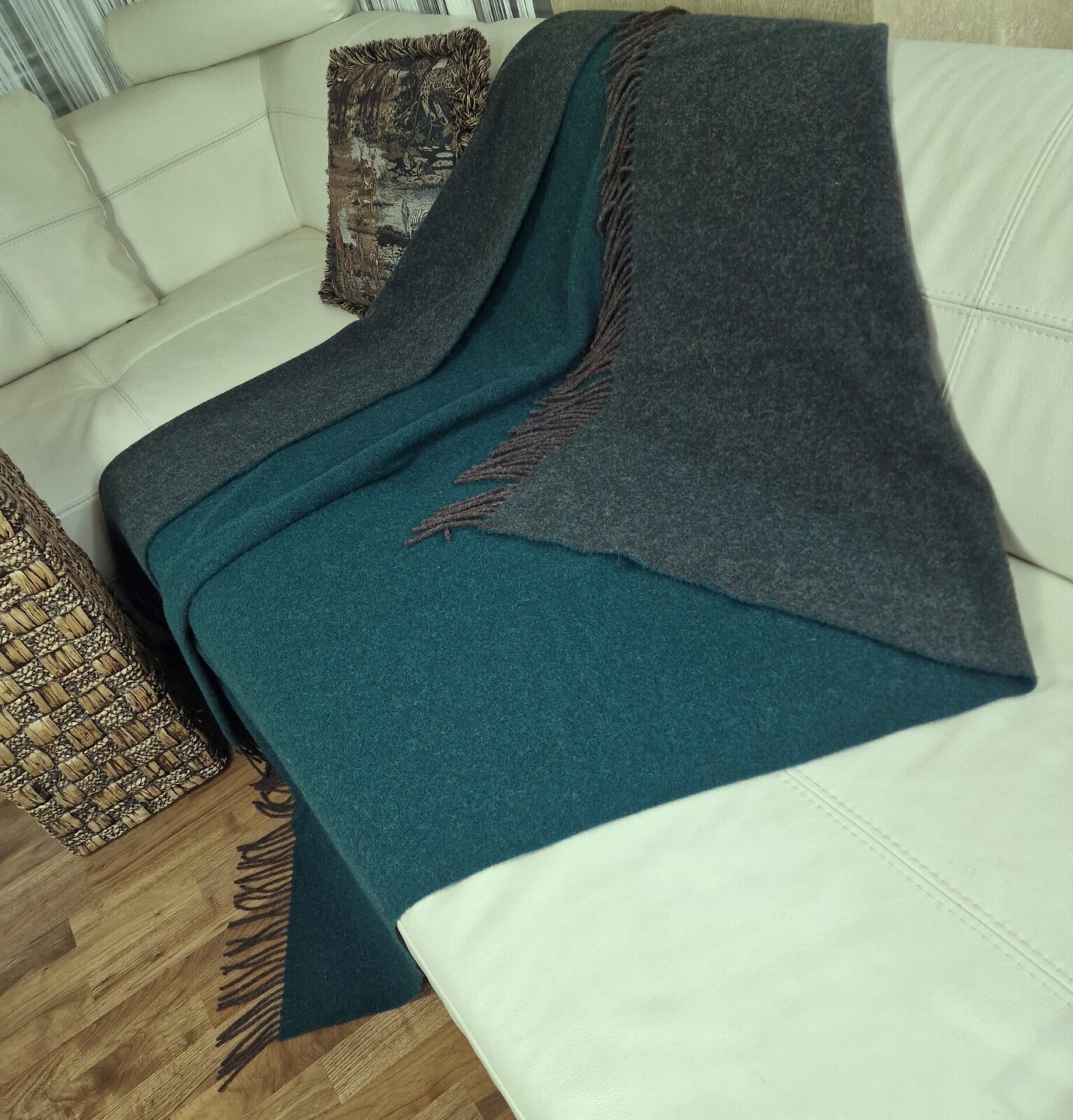 Wolldecken und Wollplaids