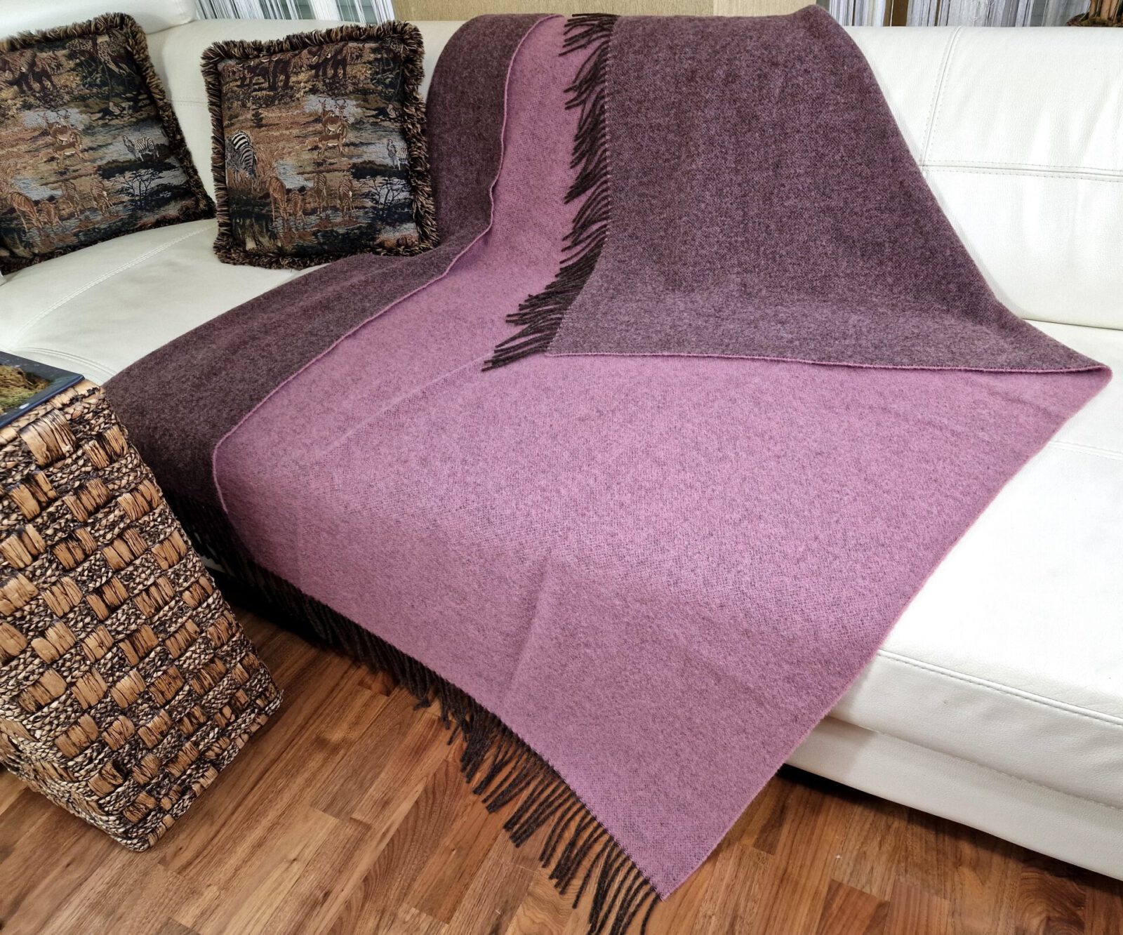 Wolldecken und Wollplaids