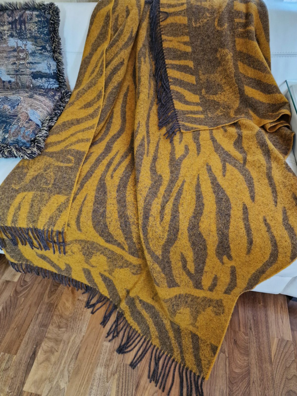 Wolldecken und Wollplaids