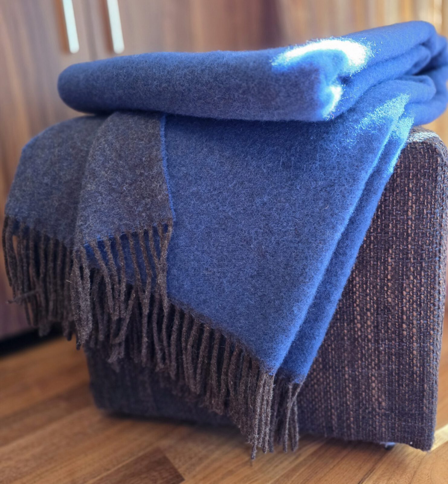 Wolldecken und Wollplaids