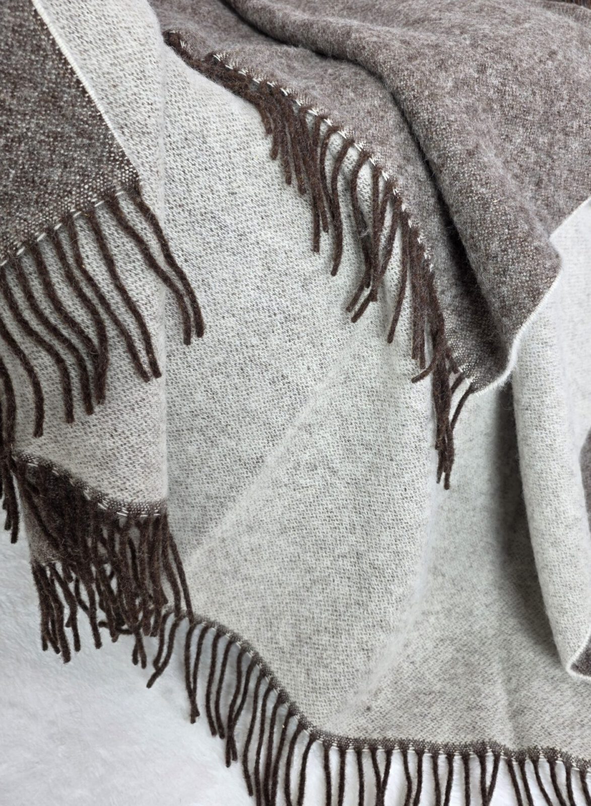 Wolldecken und Wollplaids