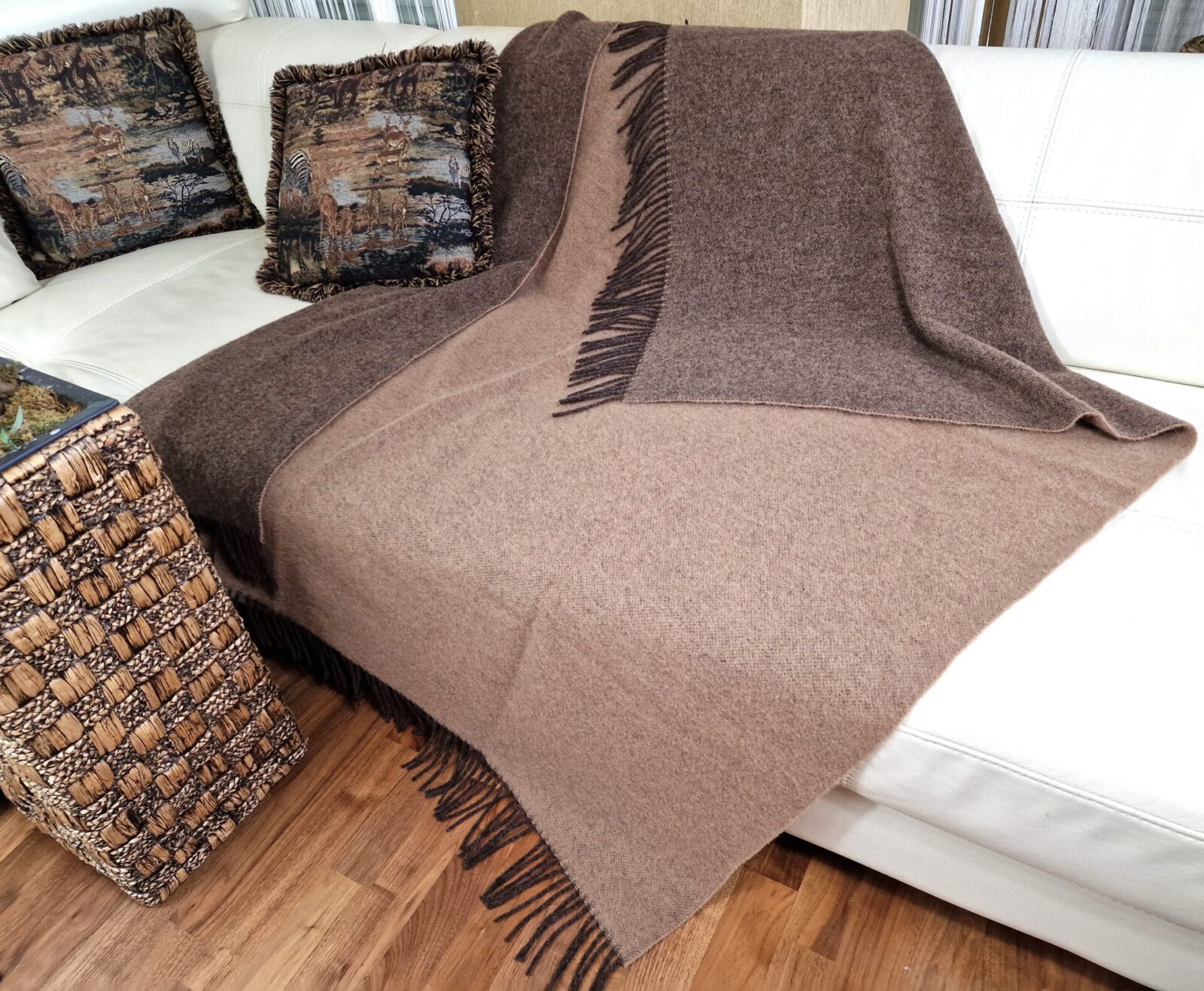 Wolldecken und Wollplaids