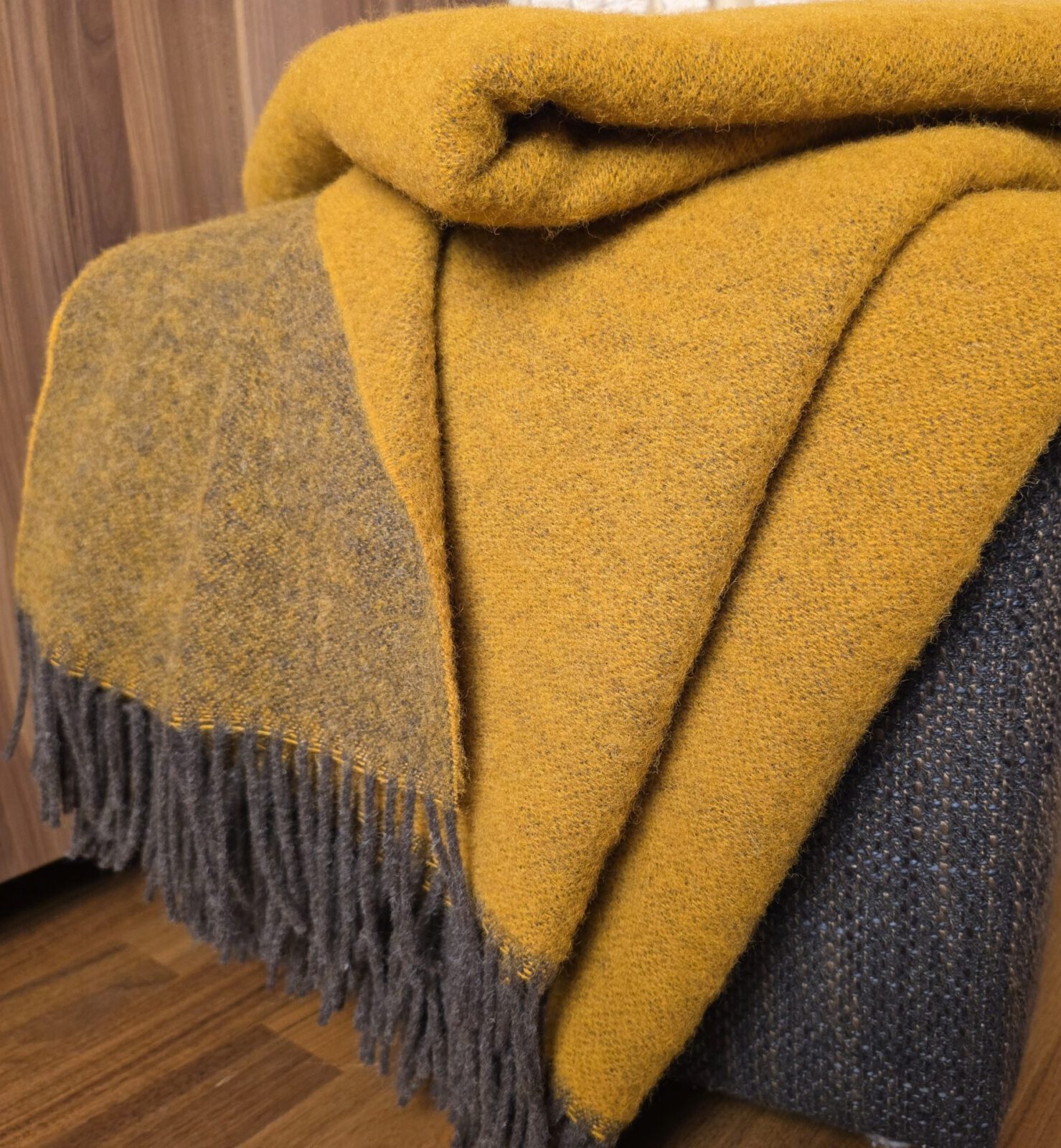 Wolldecken und Wollplaids